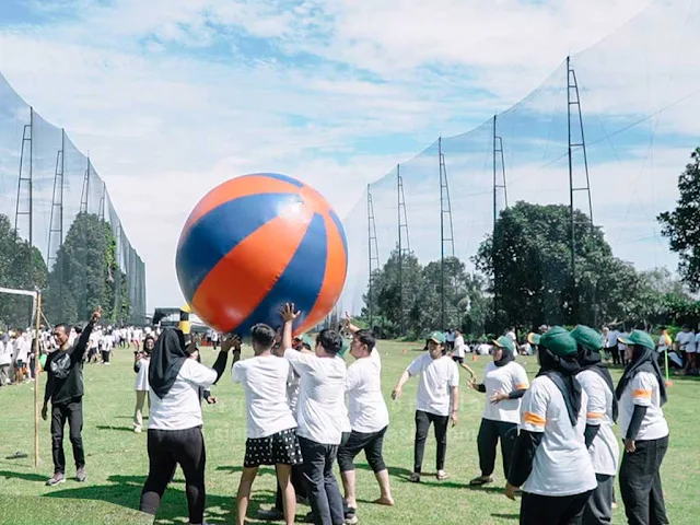Serunya Games Inflatable Tube dalam Program Happy Party