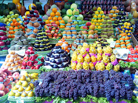 Biela e frutas do Mercadão de São Paulo