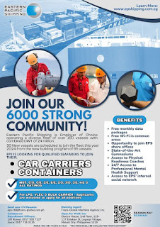 Seaman hiring crew for car carrier vessel