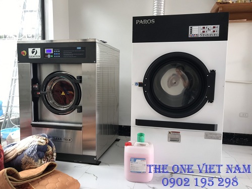 Lắp đặt máy giặt công nghiệp cho tiệm giặt dân sinh tại Nam Định