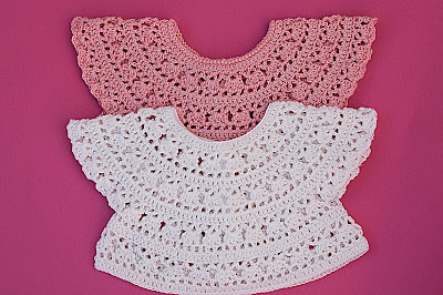 1 - Crochet Imagen Canesú redondo sacado del cuadrado por Majovel Crochet