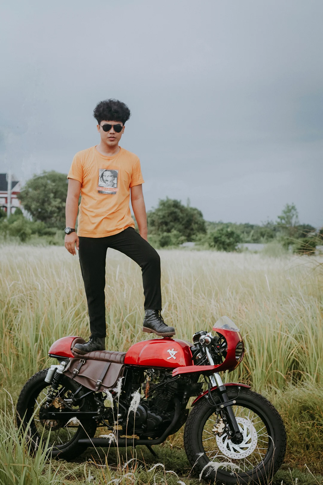 modifikasi yamaha byson caferacer