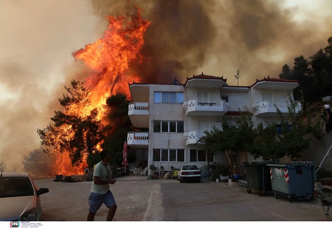 Ανεξέλεγκτη η φωτιά στη Φυλή – Καίγονται σπίτια – Εγκαταλείπουν την περιοχή οι κάτοικοι – Συγκλονιστικές εικόνες
