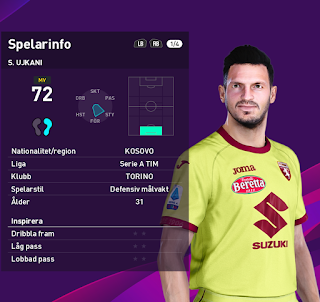 PES 2020 Faces Samir Ujkani by Random Facemaker