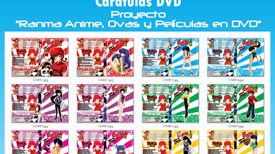 Carátulas DVD Proyecto &quot;Ranma ½ Anime, Ovas y Películas en DVD&quot;