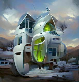 Diseño de casas hechas con inteligencia artificial