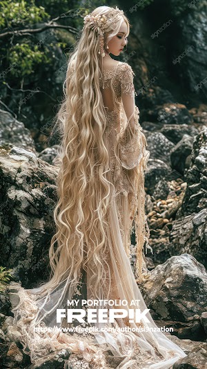 Beautiful asian lady women in white long dress