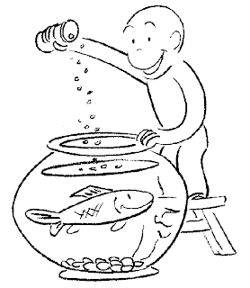 Curious George Coloring Pages