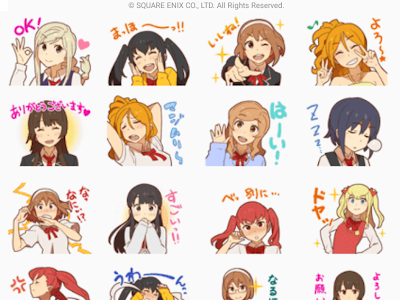 コンプリート！ 女の子 line スタンプ かわいい 763596-Line スタンプ 女の子 かわいい