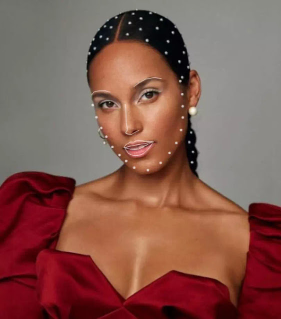 Alicia Keys Face Shape