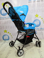 Belakang Blue Does DS209 Kereta Dorong Bayi