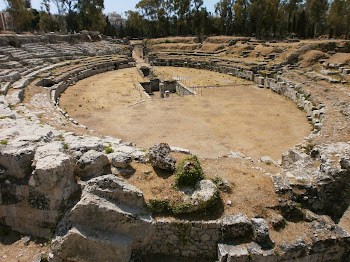 Roman colosseum,theatre, Siracusa