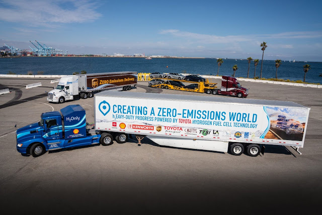Порт Лос-Анджелеса почне перевозити вантажі фурами на водневому паливі