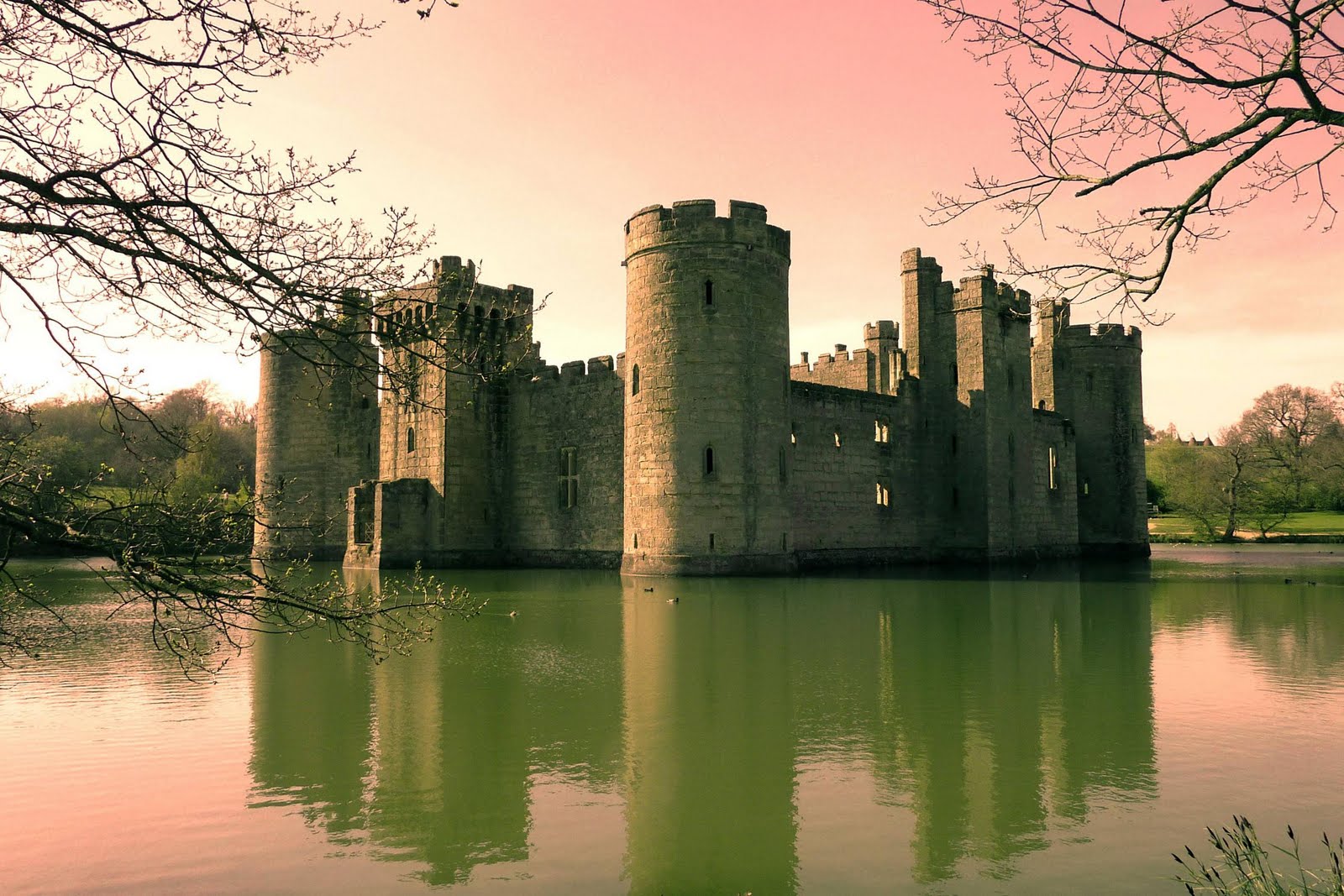 One For The Road Bodiam Castle East  Sussex  England 