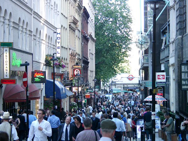 Late afternoon, Villiers Street, London