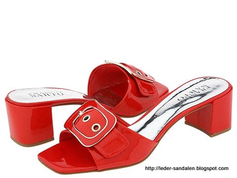 Leder sandalen:sandalen-354786