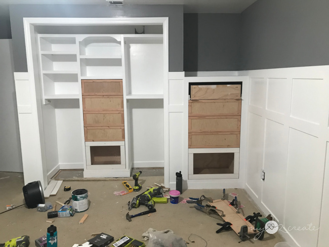 Adding last drawer front to built-in dresser, MyLove2Create