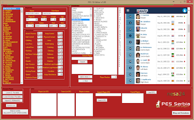 PES 2018 PES18 Editor by Nesa24