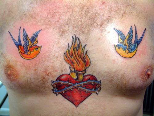 simple heart tattoos designs