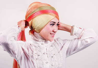 Cara Memakai Jilbab Hijab Pashmina  Modern Kreasi Chiffon Untuk Acara Resmi Terbaru
