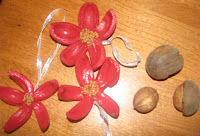 Hickory nut ornaments