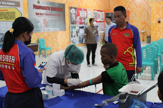Deteksi Dini HIV/AIDS, Lapas Siborongborong KanwilKumham Sumut Gelar Screening Dan Pemeriksaan Kepada Warga Binaan