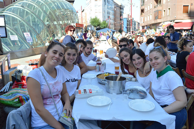 Cuadrillas en las fiestas de Bagatza