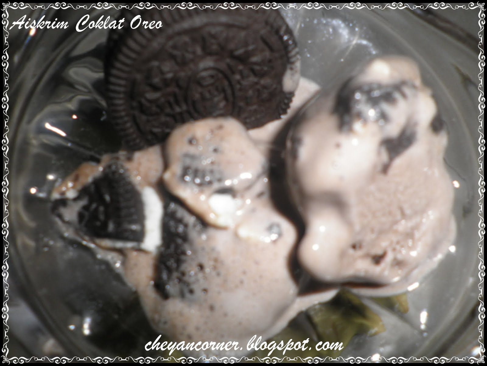 Cheyancorner: Aiskrim Coklat Oreo