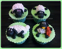 Cupcake Ulang Tahun Shaun & Friend