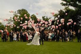 decoração casamento bexigas fotos corações balões