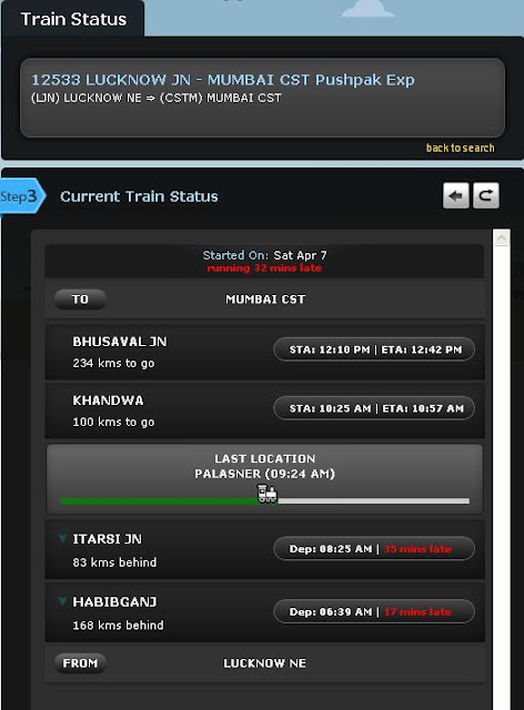 Best Way to Search Train Location, Train Status