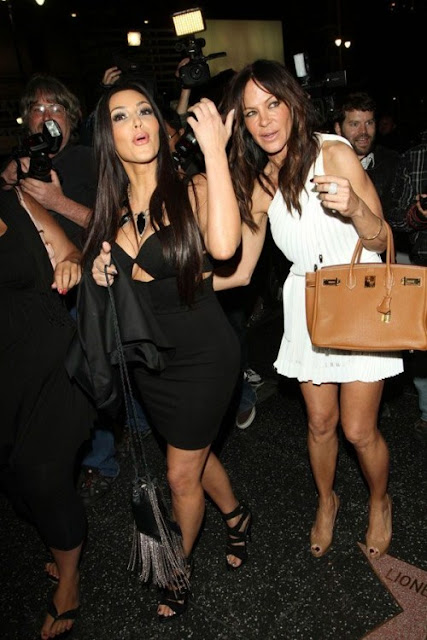 Kim Kardashian in a Sexy Black Dress