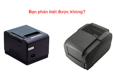 Phân biệt máy in hóa đơn và máy in mã vạch - cấu tạo bên ngoài