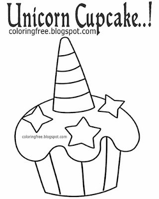 Printable Unicorn  Drawing Mythical Coloring  Book Pictures  