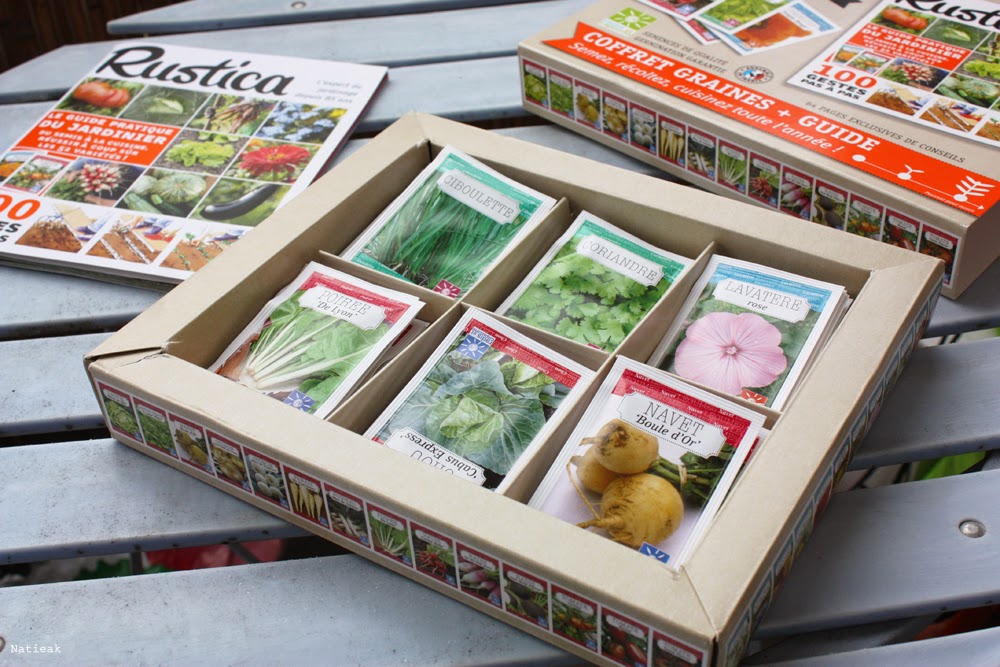 52 sachets de graines  et livret Rustica 