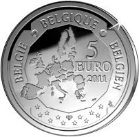 Belgium 5 euro 2011