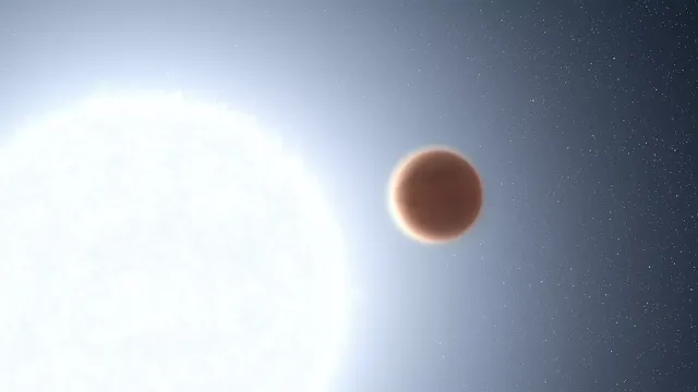 Ilustración de KELT-20b Crédito: NASA, ESA, Leah Hustak (STScI)