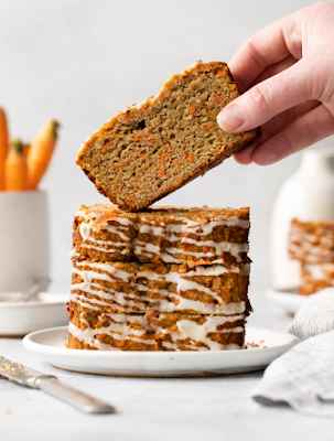 Healthy Carrot Cake Loaf