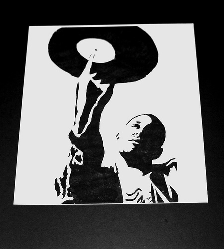 tupac stencil