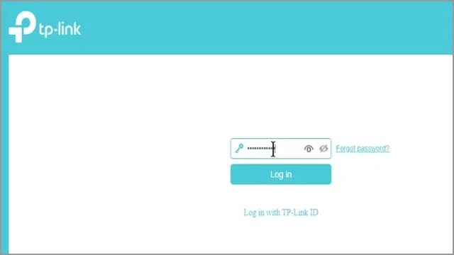 تسجيل الدخول tp link 192.168.1.1