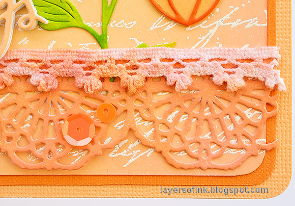 Layers of ink - Peach Card Tutorial by Anna-Karin Evaldsson.