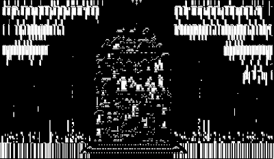 pixel art, macpaint, old school, B/W, computer art, TOMBSTONE