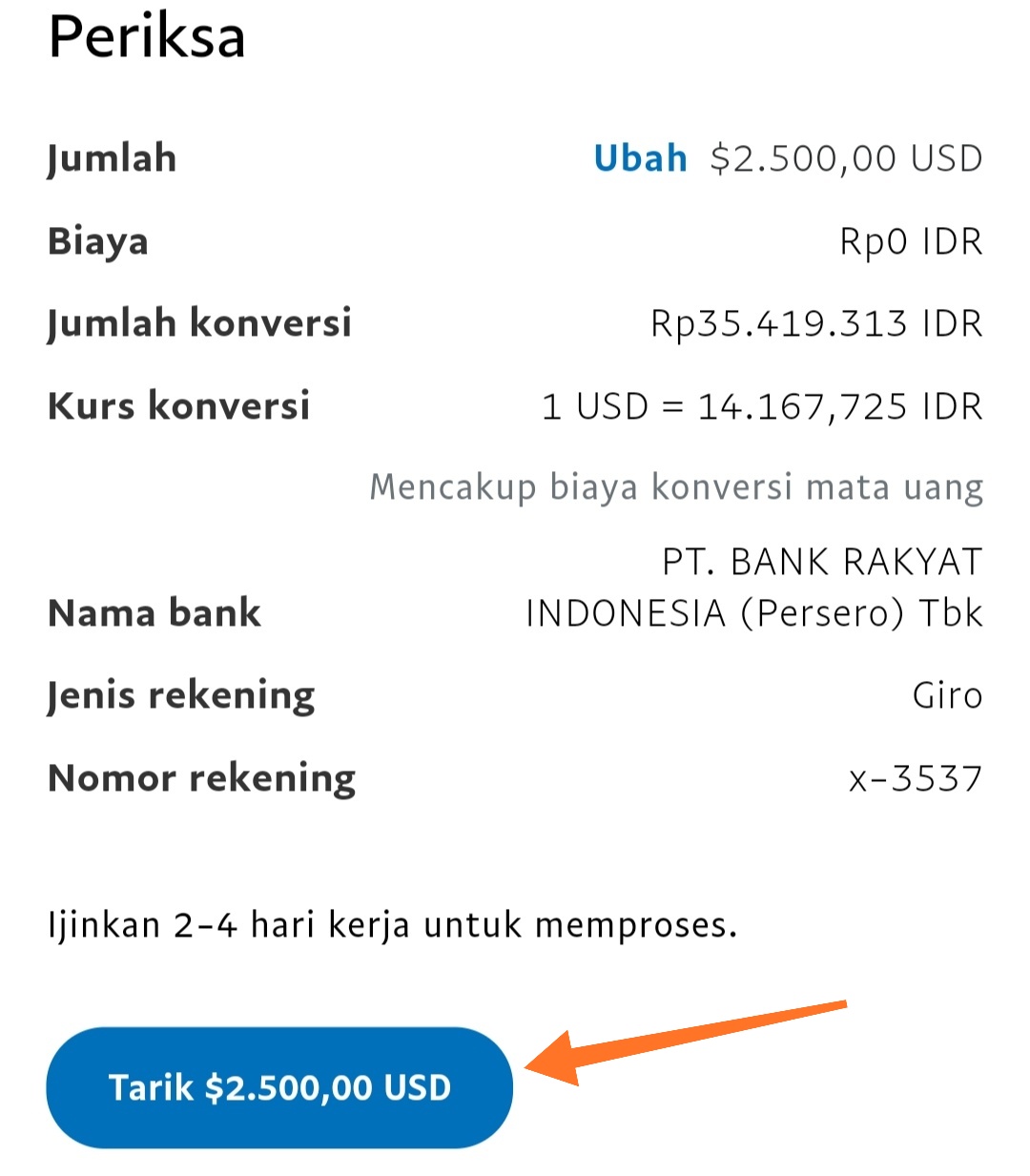 tarik dollar cairkan jadi rupiah lewat bank