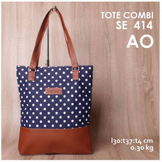 jual online tote bag octopusy kanvas motif murah