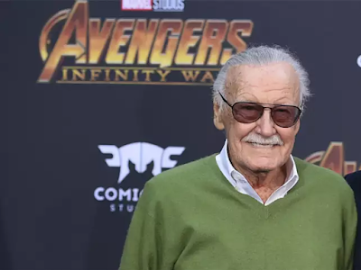 Stan Lee at the Avengers Infinity War Presscon