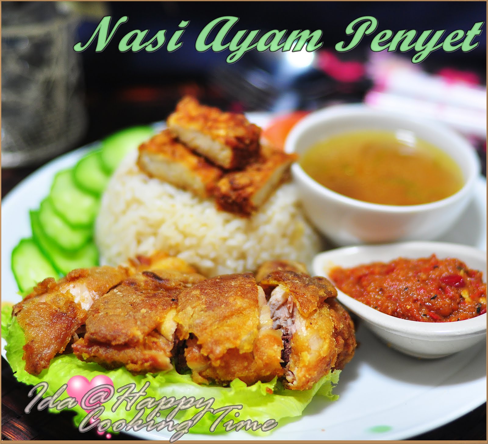 Nasi Ayam Penyet