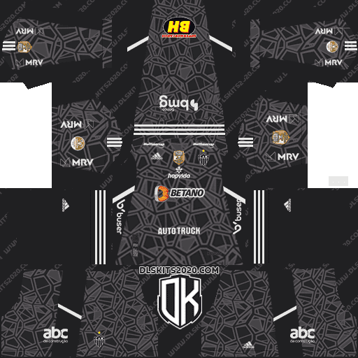 Atlético Mineiro DLS Kits 2022-2023 Adidas - Kit Dream League Soccer (Goalkeeper Home)