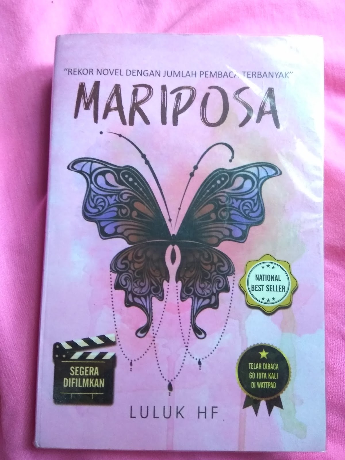 Rose Amanda Resensi Novel  Terbaru  Mariposa karya Luluk HF