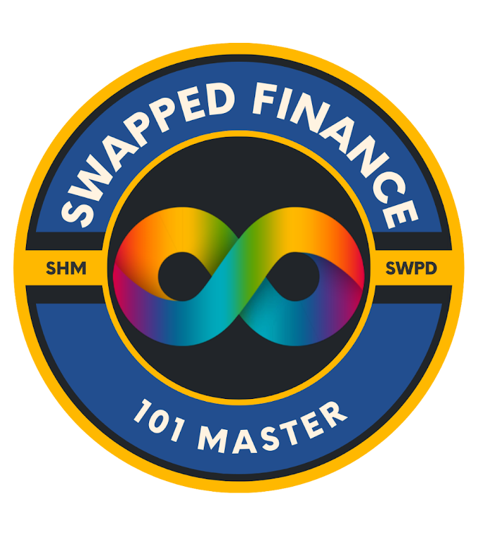 Claim Swapped Finance Badge