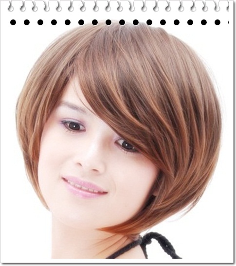 Short Hair Round Face Short Hair Female Bobo Head New 